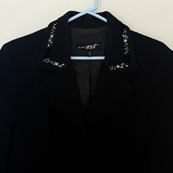 Black Rivet Women's Wool Blend Dressy Coat Size 12 - Picture 2 of 8